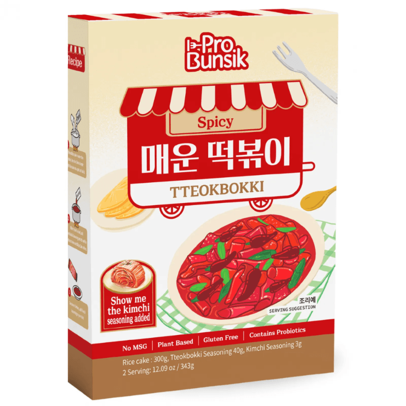 Tteokbokki Spicy - PROBUNSIK - 343g - Hello Asia