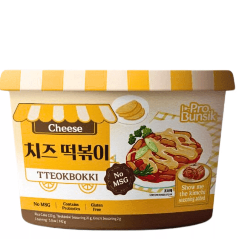 Tteokbokki Yellow (Bowl) Chesse - PROBUNSIK - 142g - Hello Asia