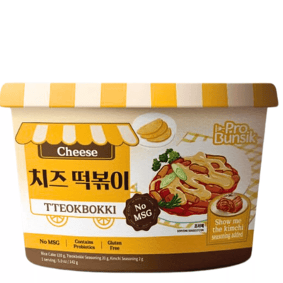 Tteokbokki Yellow (Bowl) Chesse - PROBUNSIK - 142g - Hello Asia