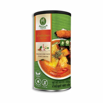 Pâte de curry Panang (Vegan) - Nittaya - 400g - Hello Asia
