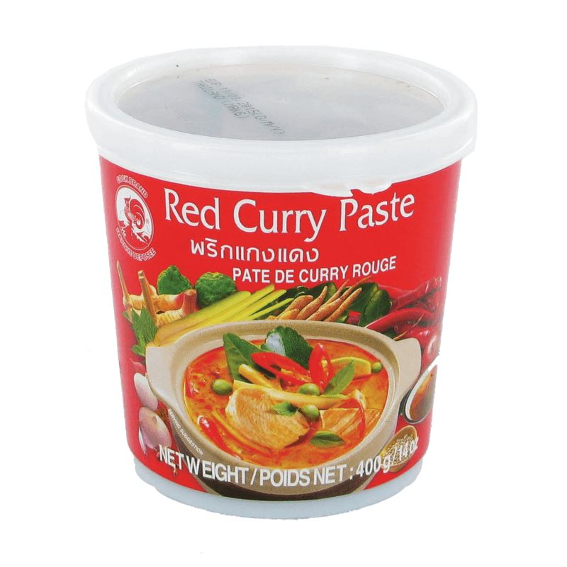 Pâte de Curry Rouge - COCK - 400g - Hello Asia