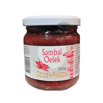 Pâte de piment Sambal Oelek - GOLDEN PAGODA - 200g - Hello Asia