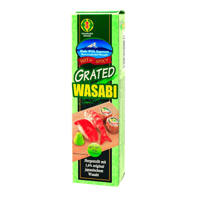 Pâte de wasabi râpé, en tube verte - KINJIRUSHI - 43g - Hello Asia
