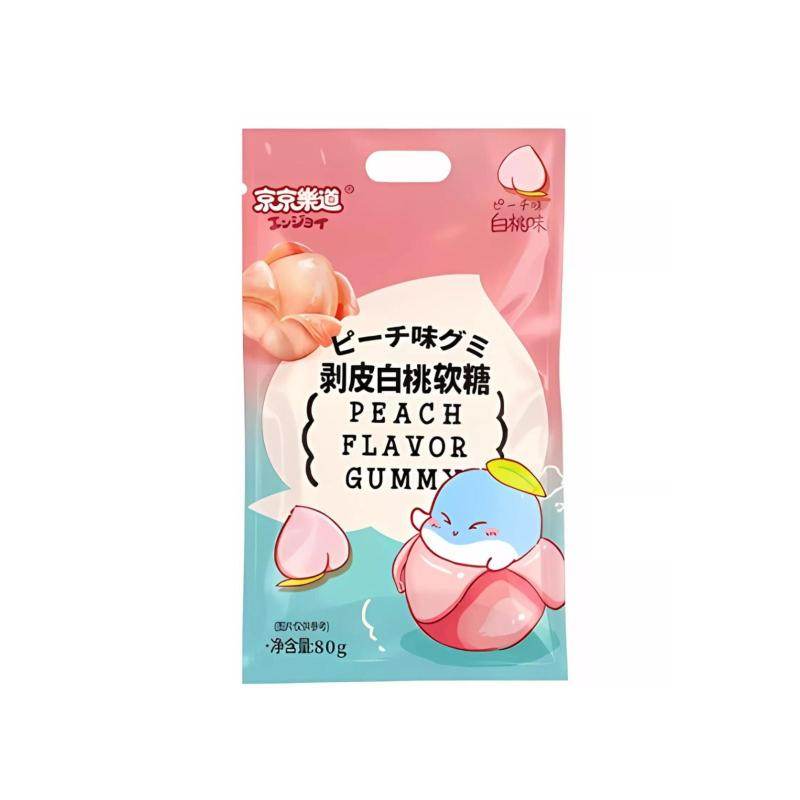 Bonbons pélés à la pêche - JING JING LE DAO - 80g - Hello Asia