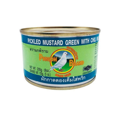 Pickled Mustard Green in Soy Sauce - Pigeon Brand - 140g - Hello Asia