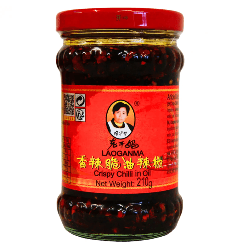 Piment Croquant dans l'Huile - LAO GAN MA - 210g - Hello Asia