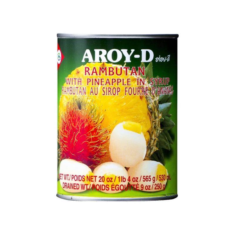 Ramboutan avec ananas au sirop - AROY-D - 565g - Hello Asia