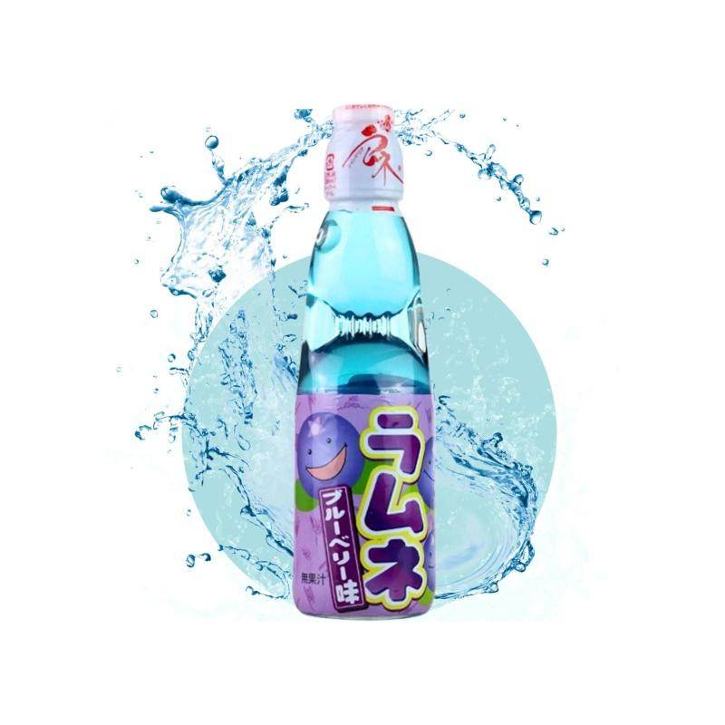 Ramune saveur myrtille - HATA KOSEN - 200ml - Hello Asia