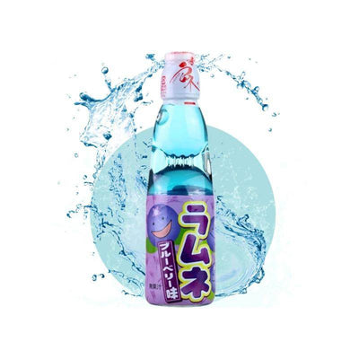 Ramune saveur myrtille - HATA KOSEN - 200ml - Hello Asia