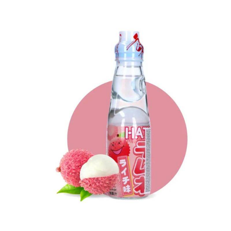 Ramune saveur litchi - HATA KOSEN - 200ml - Hello Asia