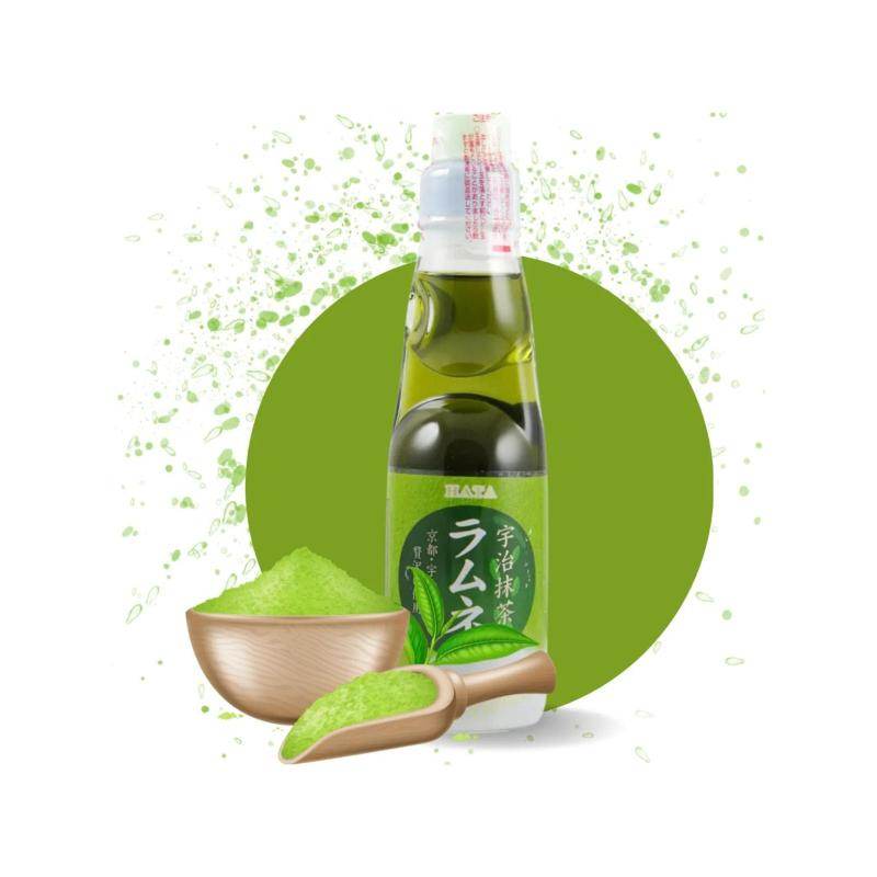Ramune saveur matcha - HATA KOSEN - 200ml - Hello Asia