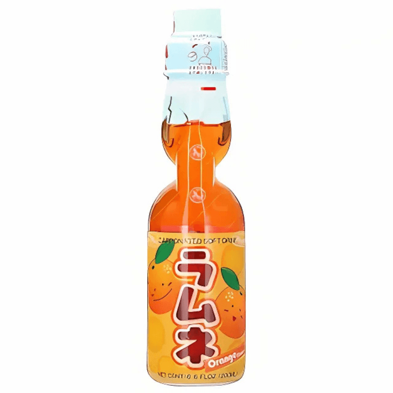 Ramune Orange - HATAKOSEN - 200ml - Hello Asia