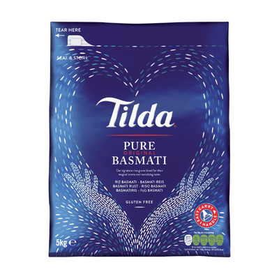 Riz Basmati - TILDA - 5kg - Hello Asia