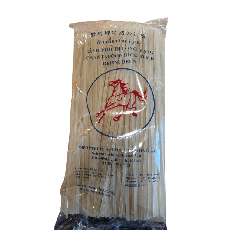 Riz Nouilles/Riz Stick 3mm - Horse TH - 400g - Hello Asia