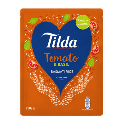 Riz basmati à la tomate et au basilic - TILDA - 250g