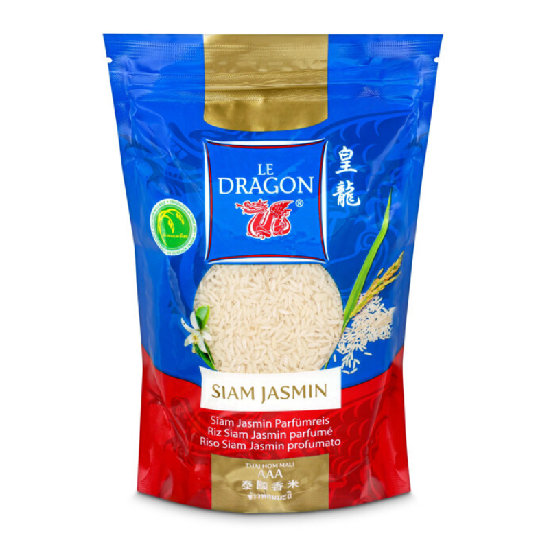 Riz parfumé au jasmin SIAM - LE DRAGON - 1kg