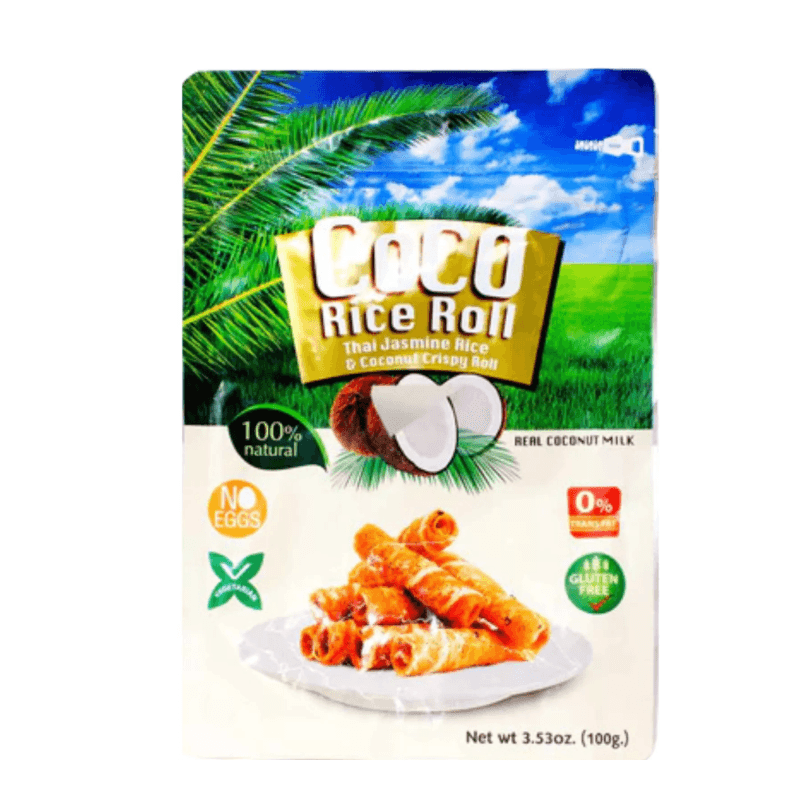 Rouleau croustillant à la noix de coco - COCORICE - 100g - Hello Asia
