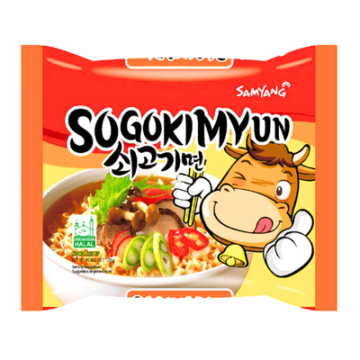 Sogokimyun Ramen Beef - SAM YANG - 120g - Hello Asia