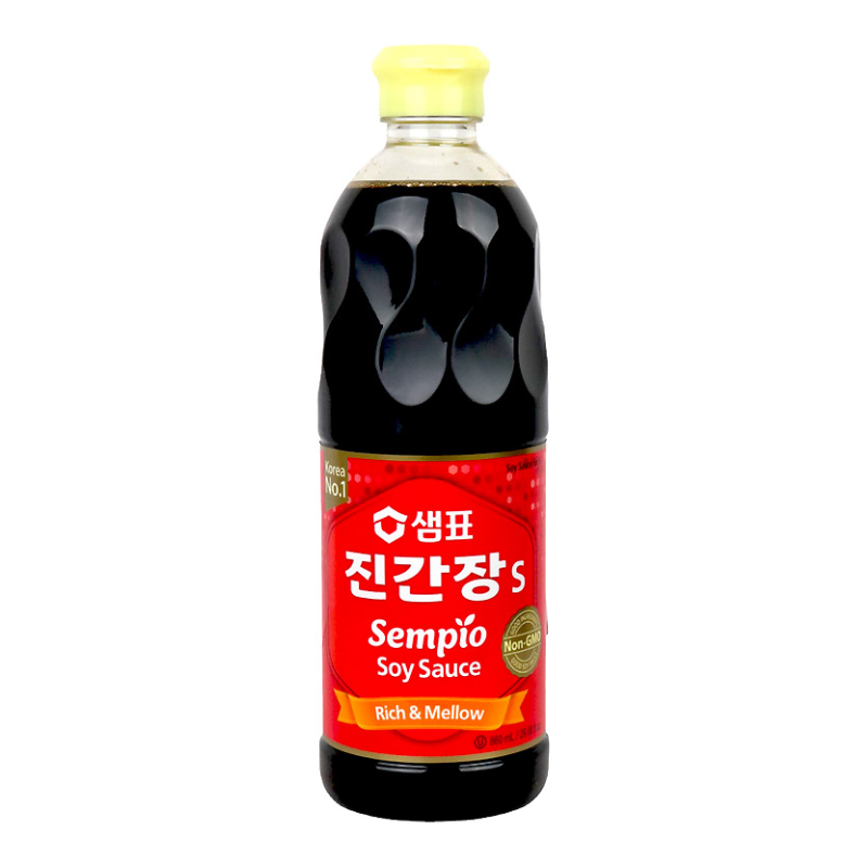 JIN S Koreanische dunkle Sojasauce – SEMPIO – 860 ml
