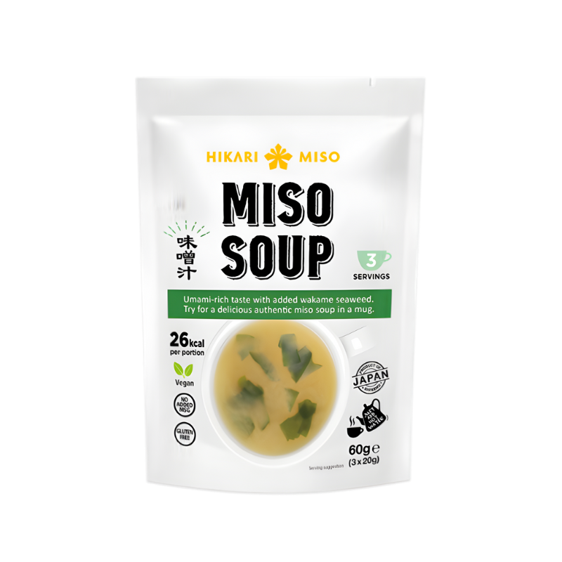 Soupe Miso 3 Portions - HIKARI MISO - 60g