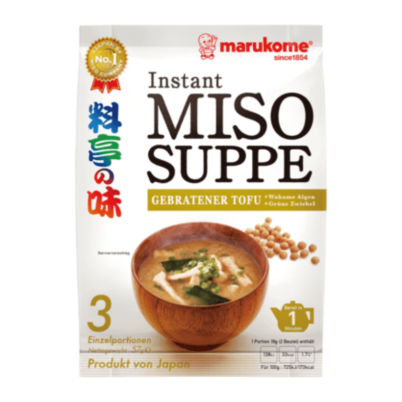 Soupe de Miso Tofu Frit - MARUKOME - 3 Portions - Hello Asia