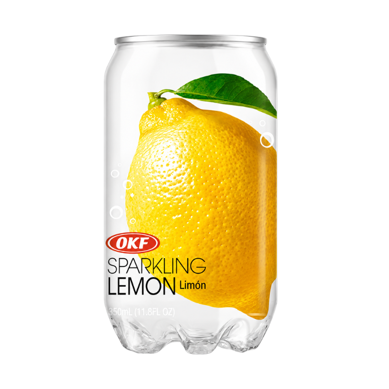 Sparkling Drink Lemon Can - OKF - 350ml