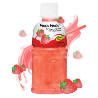 Boisson à la fraise et à la gelée de coco - MOGU MOGU - 320ml - Hello Asia