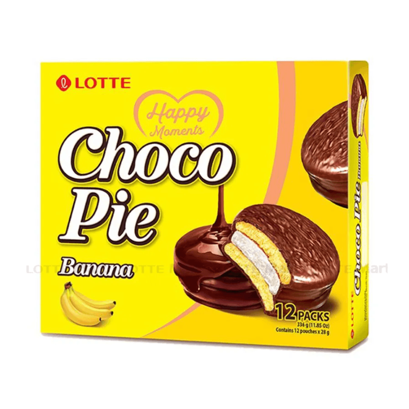 Chocopie banane - LOTTE - 336g - Hello Asia
