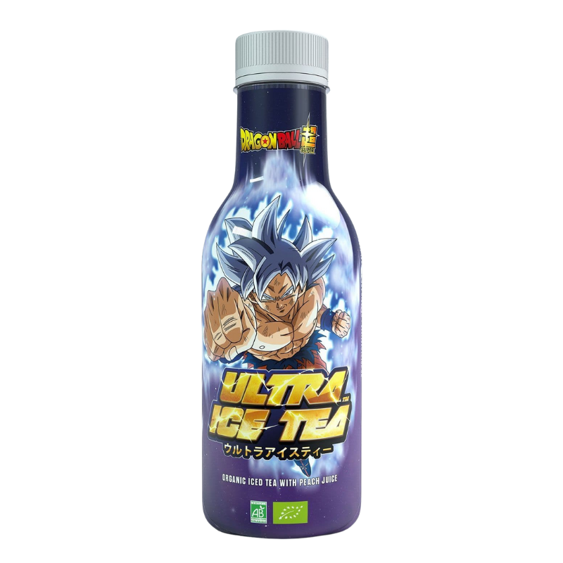 Thé glacé bio à la pêche – DBS Son Goku - ULTRA ICE TEA - 500ml