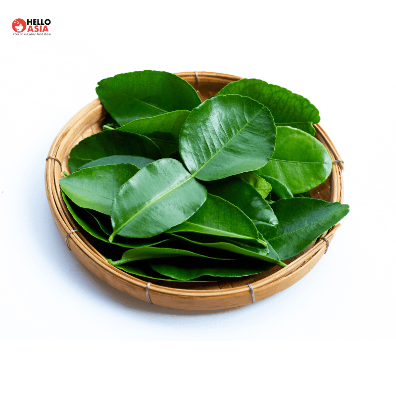 Feuilles de citrons verts (kaffir) congelés - Asian choice - 100g - Hello Asia