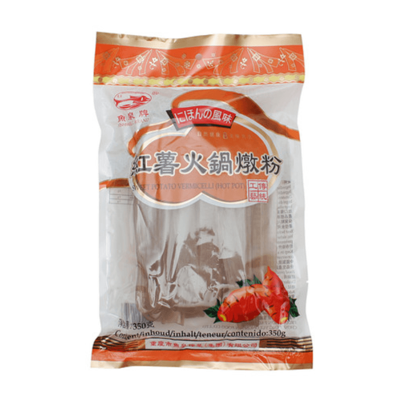 Nouilles de Patate Douce large- FISH WELL - 350g - Hello Asia