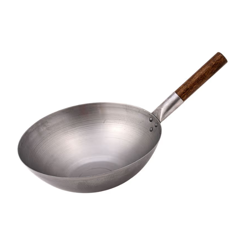 Wok à fond rond 12 pouces