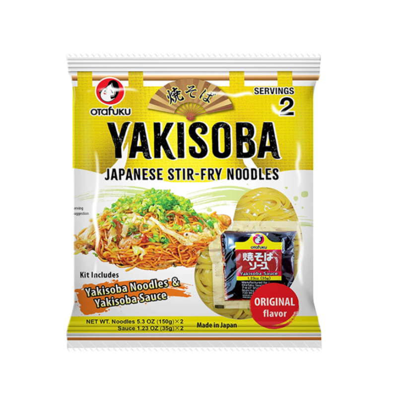 Yakisoba avec sauce, 2 portions de 150g - OTAFUKU  - 370g