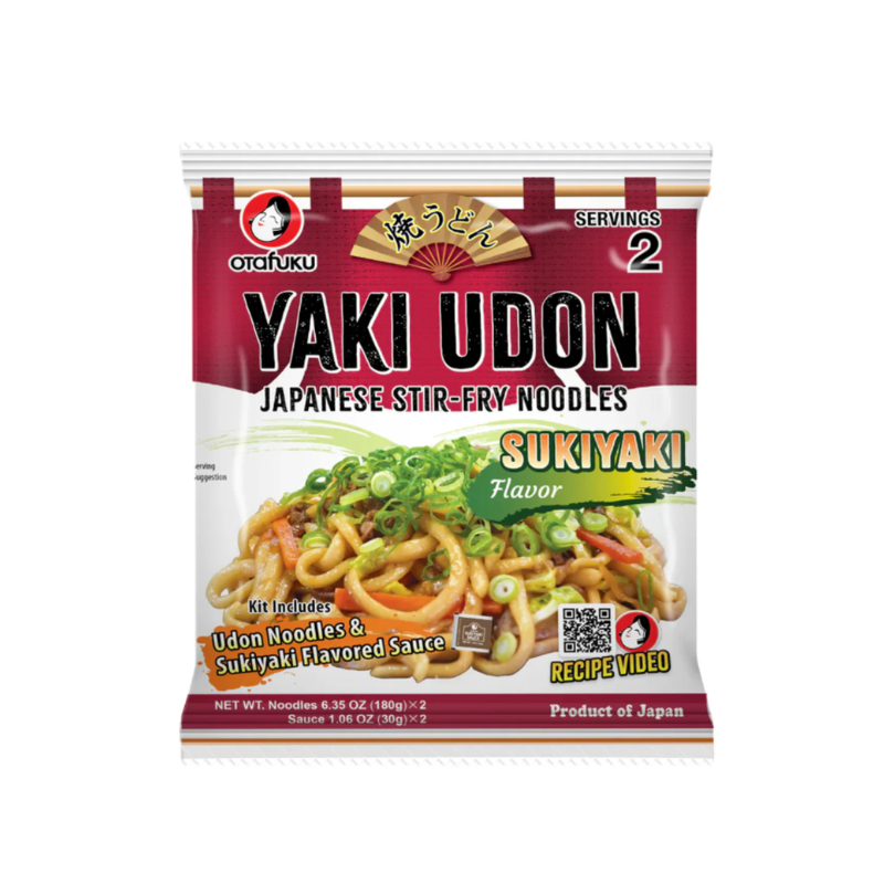 Yakiudon sauté avec sauce – 2 portions - OTAFUKU - 420g