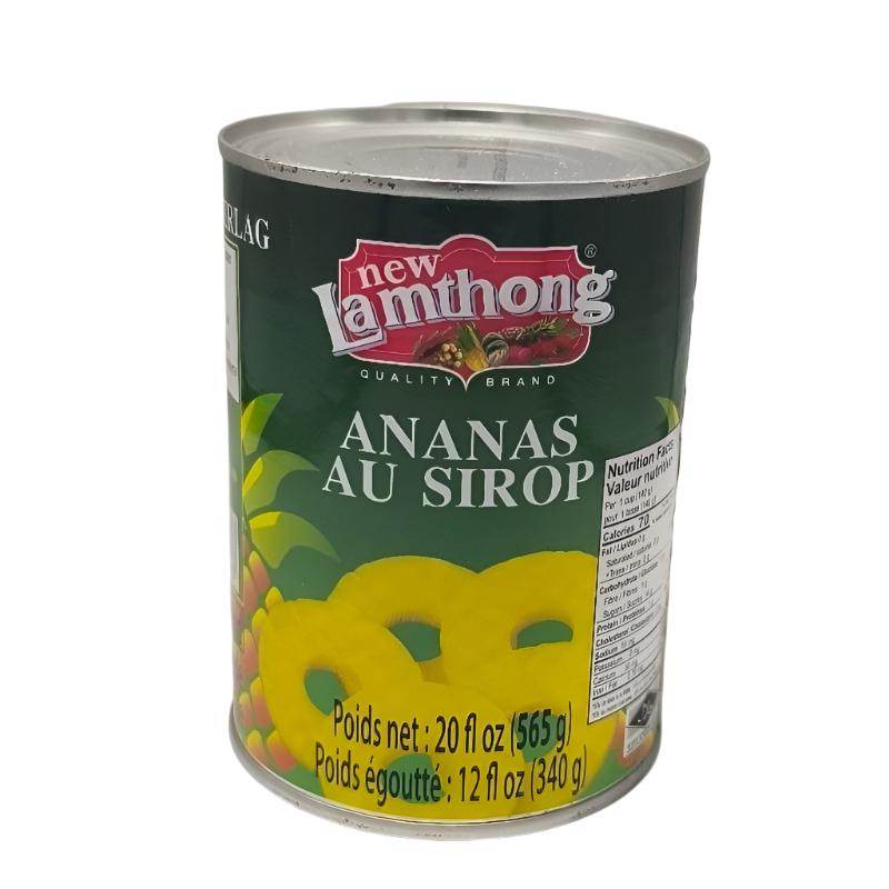 Tranches d'ananas au sirop - NEW LAMTHONG - 565g - Hello Asia