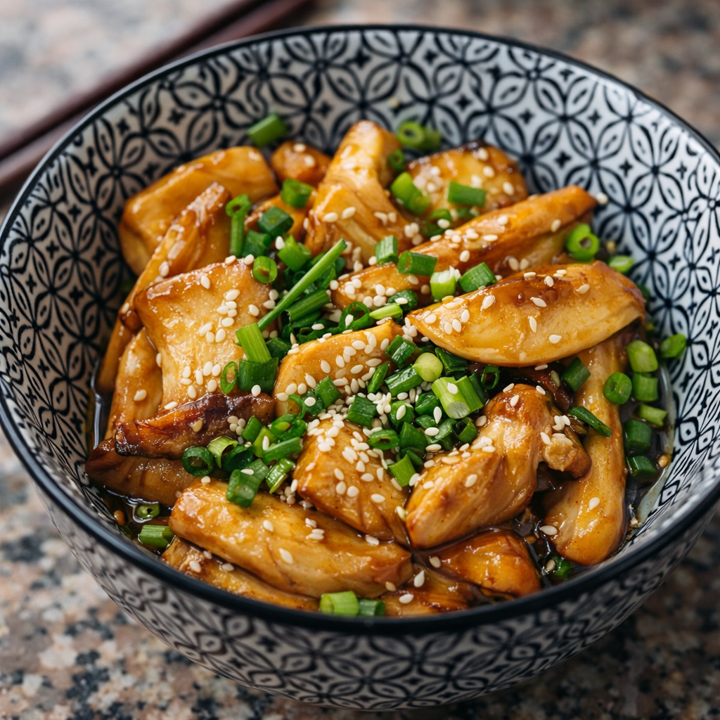  Champignons King Oyster sautés à l’huile de sésame – recette simple et addictive