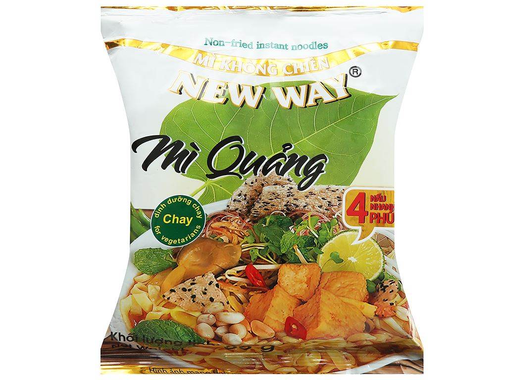 Guide de Préparation des My Quang instant nouille chay New Way - Hello Asia