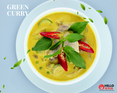 Curry vert thaï : la recette authentique du Green Curry à préparer chez vous