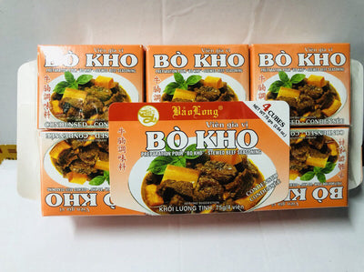 Instructions pour utiliser le soupe powder Bo Kho Bao Long 75g