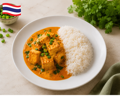 Curry rouge thaï au tofu crémeux