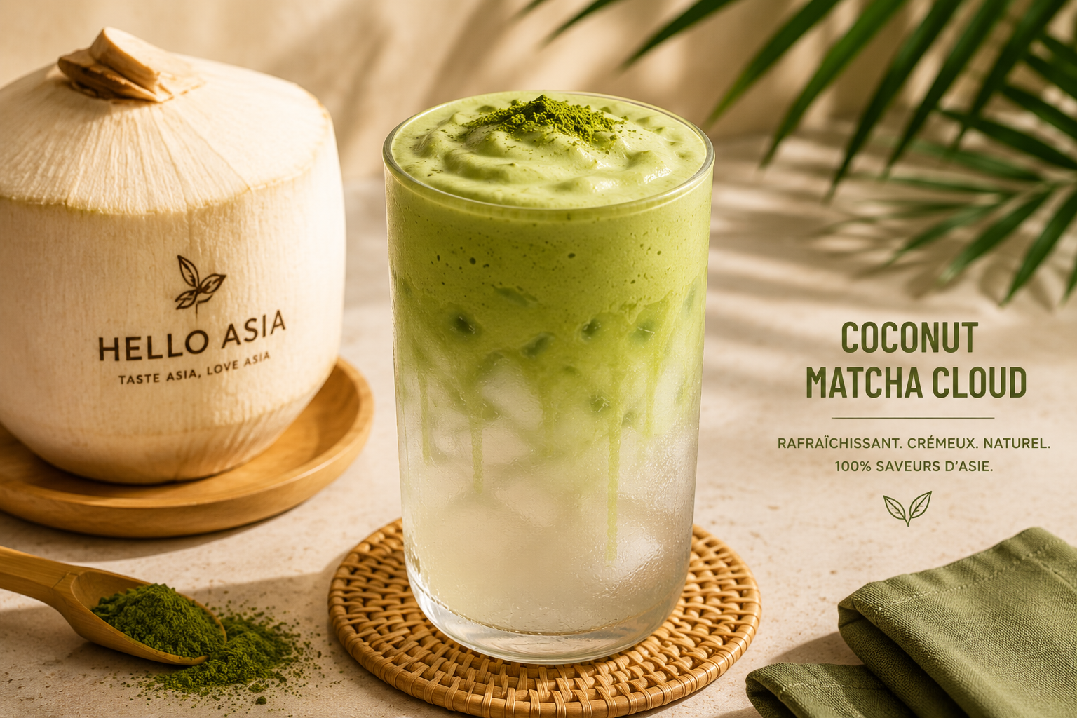 Coconut Matcha Cloud version Hello Asia
