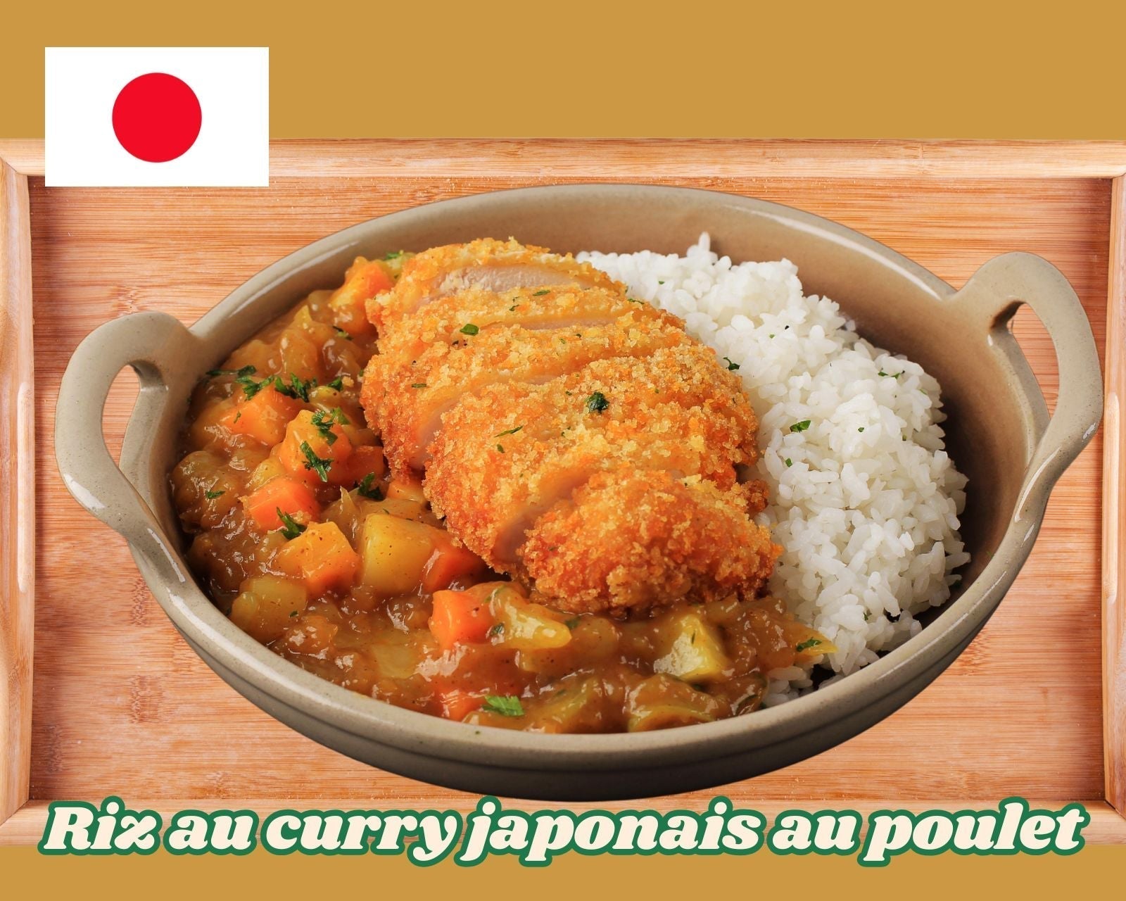 Riz au curry japonais au poulet