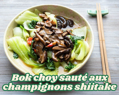 Comment préparer le bok choy sauté aux champignons shiitake, savoureux et irrésistible - Hello Asia
