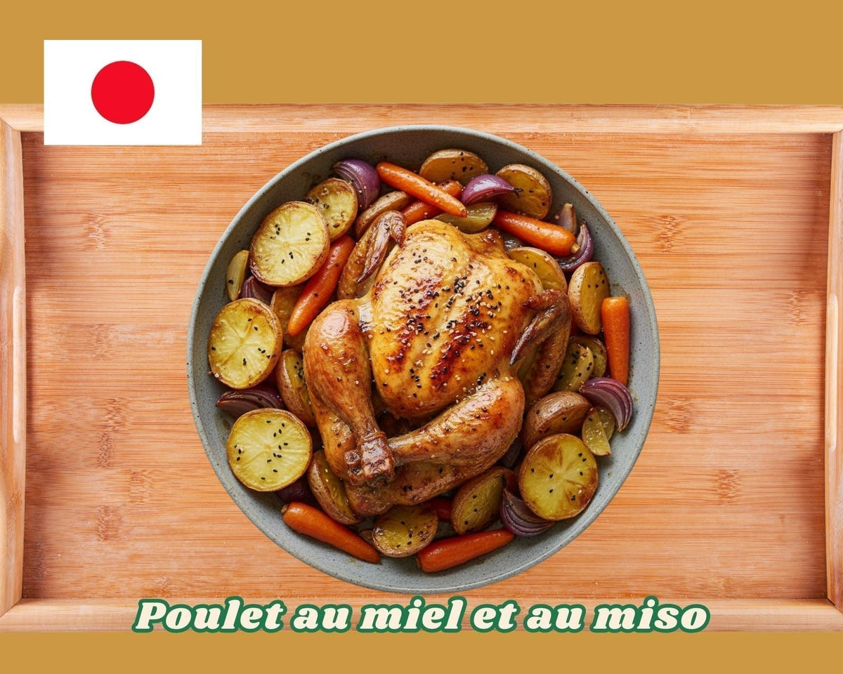 Poulet au miel et au miso : recette japonaise gourmande et parfumée