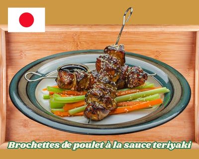 Brochettes yakitori à la sauce teriyaki