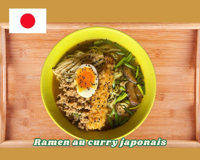 Ramen au curry japonais : riche, parfumé et réconfortant