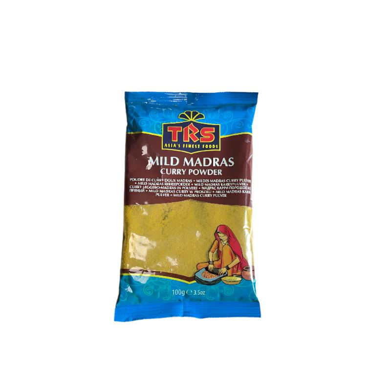 Pourdre de curry doux madras - TRS - 100g