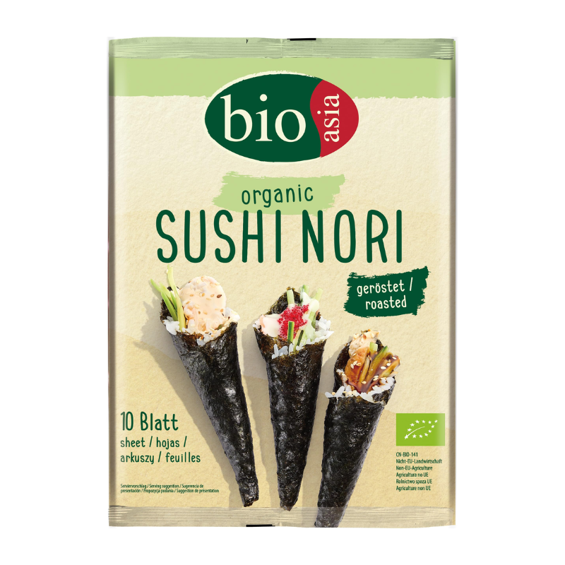 Algues bio grillées pour sushi - BIOASIA - 25g