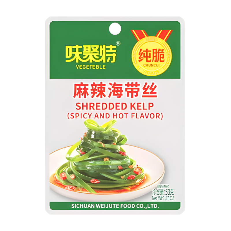 Algues kelp émincées piquantes - WEIJUTE - 53g