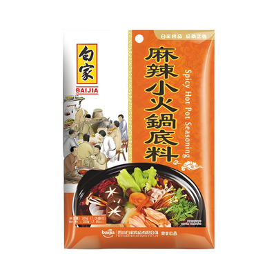 Assaisonnement épicé pour hot pot - BAIJIA - 200g